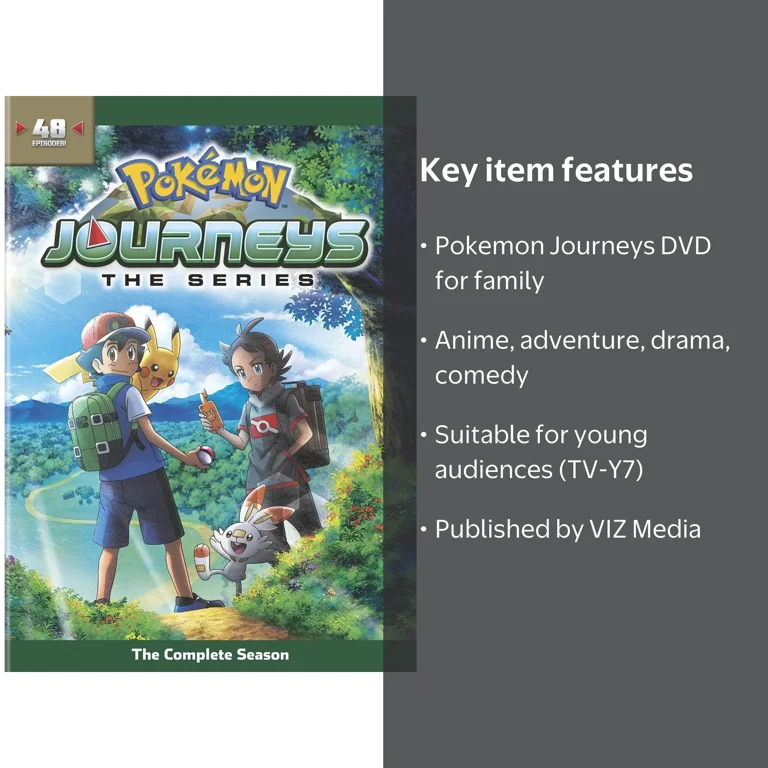 Pokemon Journeys: The Series (DVD), Anime, VIZ Media - Walmart.com