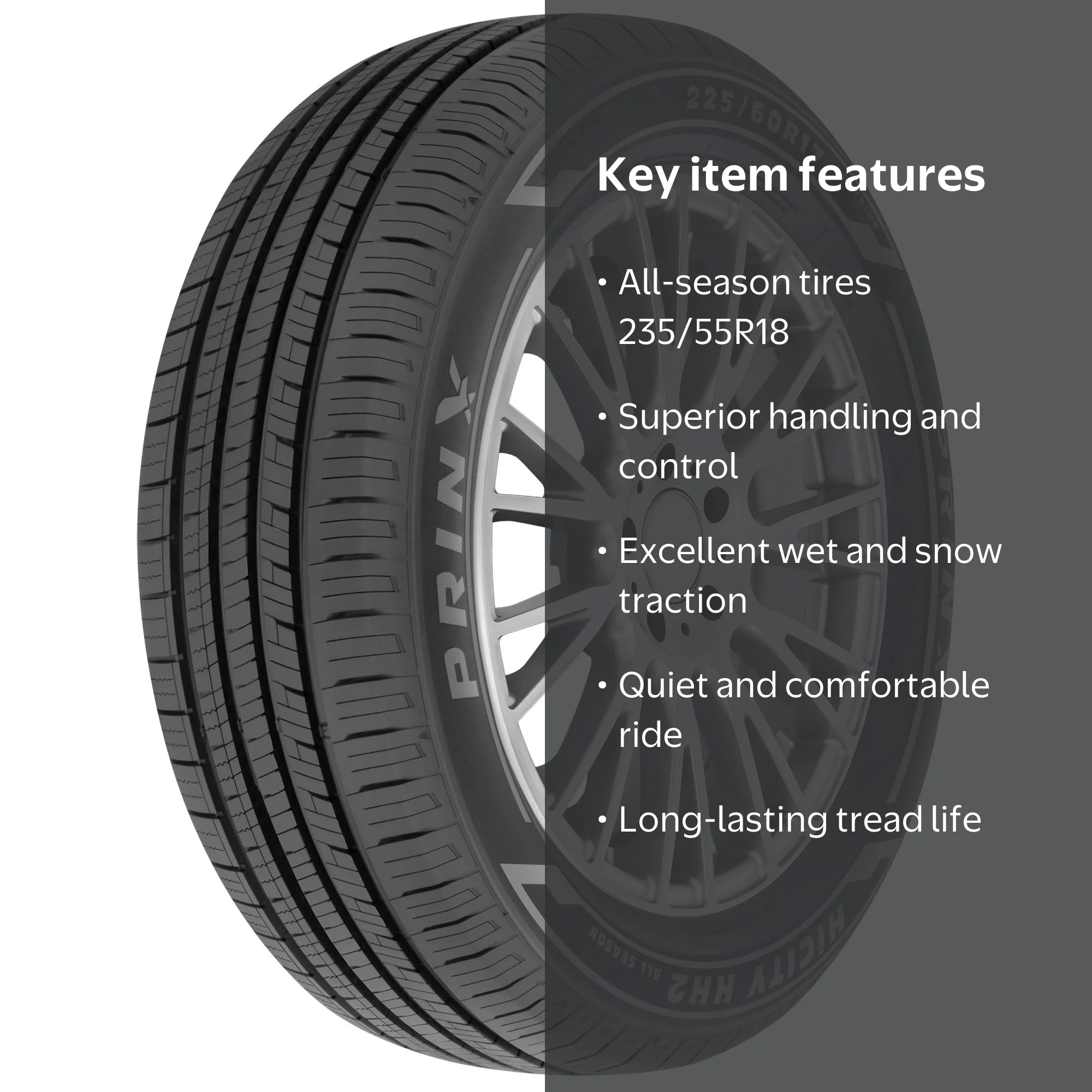 Free Shipping! Prinx HiCITY HH2 All Season Passenger Tire 235