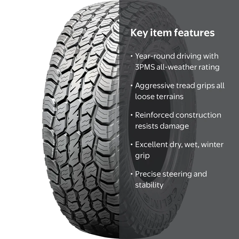 Celimo Prevail A/T 275/60R20 123/120S E 10 Ply All Terrain Light
