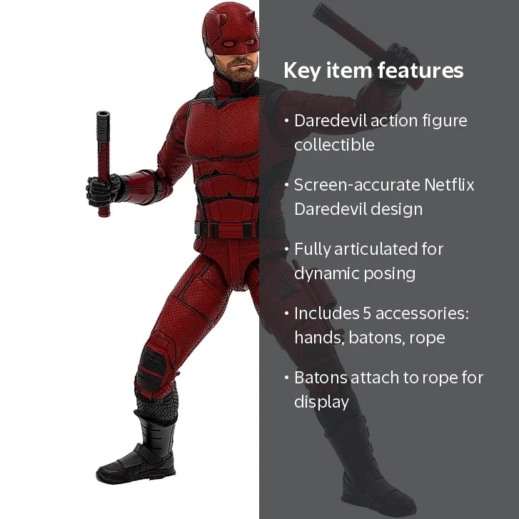 Marvel Legends Daredevil Action Figure (Netflix) - Walmart.com