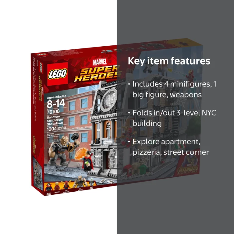 サバゲー　セット LEGO Marvel Avengers Sanctum Sanctorum Showdown 76108 Building Set