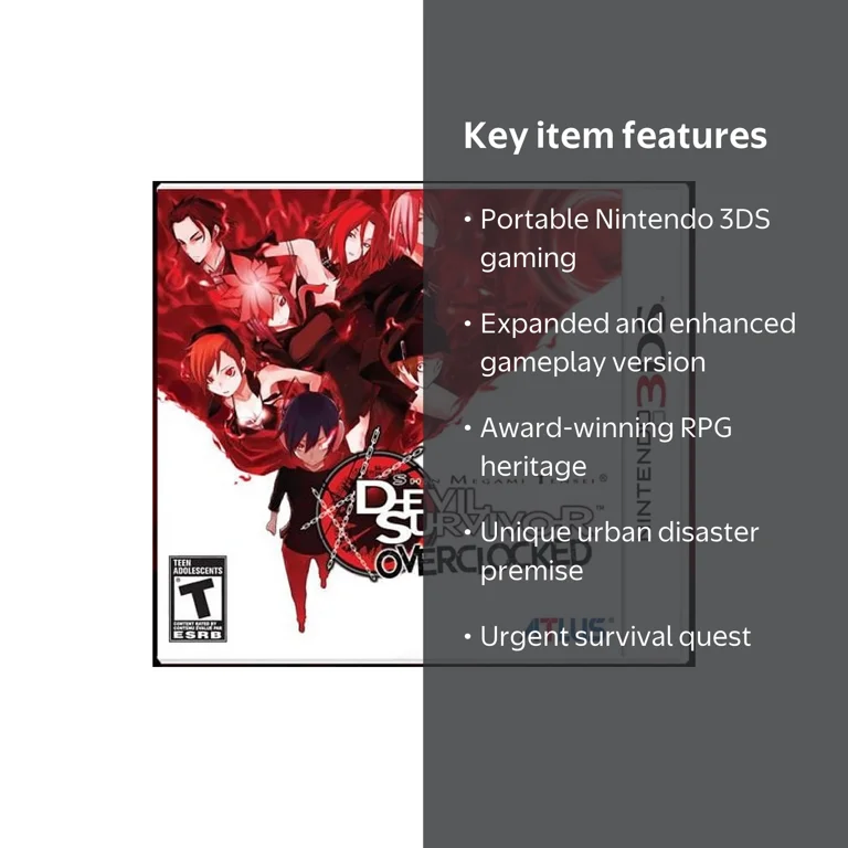 Shin Megami Tensei: Devil Survivor Overclocked - Nintendo 3DS