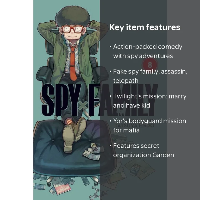 Tatsuya Endo, Manga, Spy X Family, Vol. 8, Action Packed Comedy