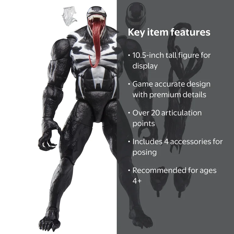 Marvel Legends Series Gamerverse Venom, Spider-Man 2 Video Game 6