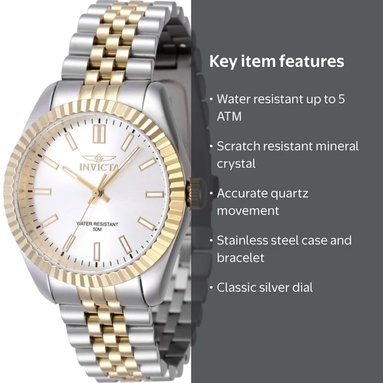 New Invicta ladies Silver tone watch Invicta Angel Quartz Silver Dial Ladies Watch 48148  main image 3