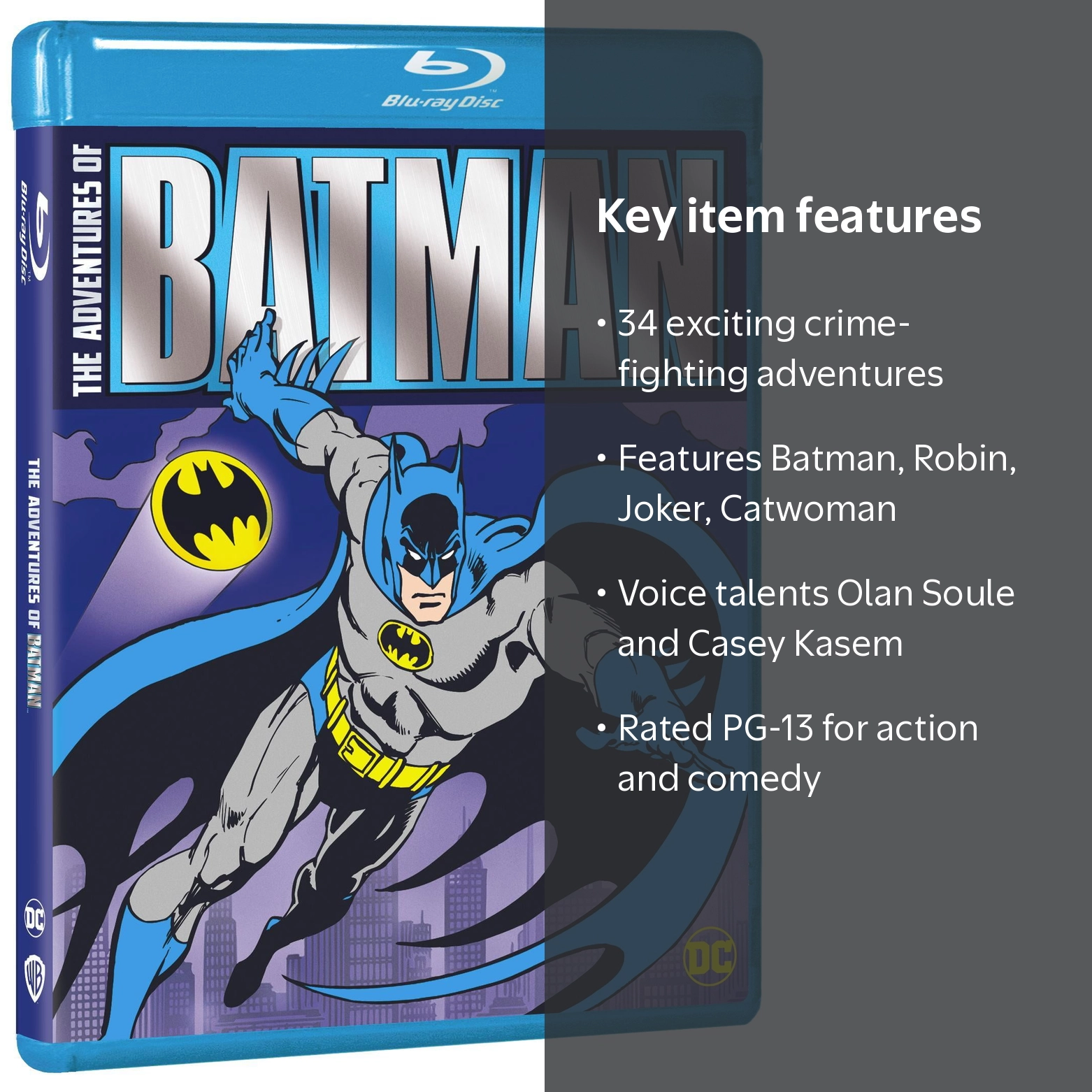 The Adventures Of Batman: Complete Collection Blu-ray, 34 Episodes The Adventures Of Batman: Complete Collection Blu-ray, 34 Episodes