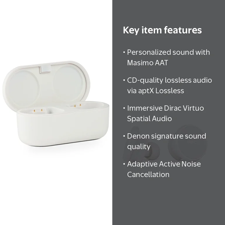 Denon PerL Pro True Wireless Earbuds with Active Noise Denon PerL Pro True Wireless Earbuds with Active Noise