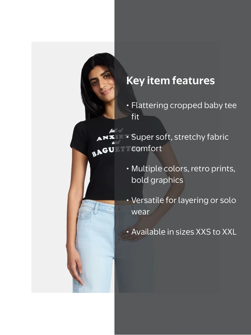 This Is Who You Hurt Women's Graphic Cropped Baby Tee with Short