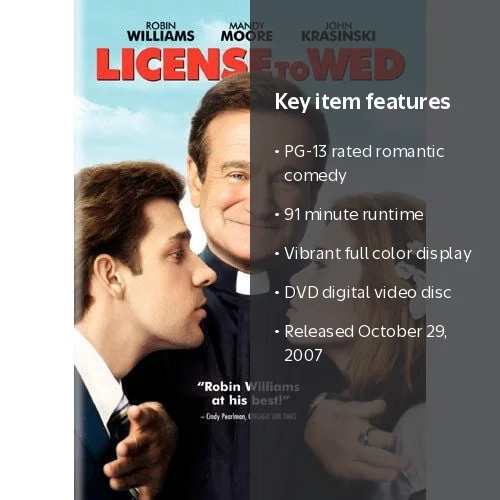 License to Wed (WS/FS) [DVD] - Walmart.com