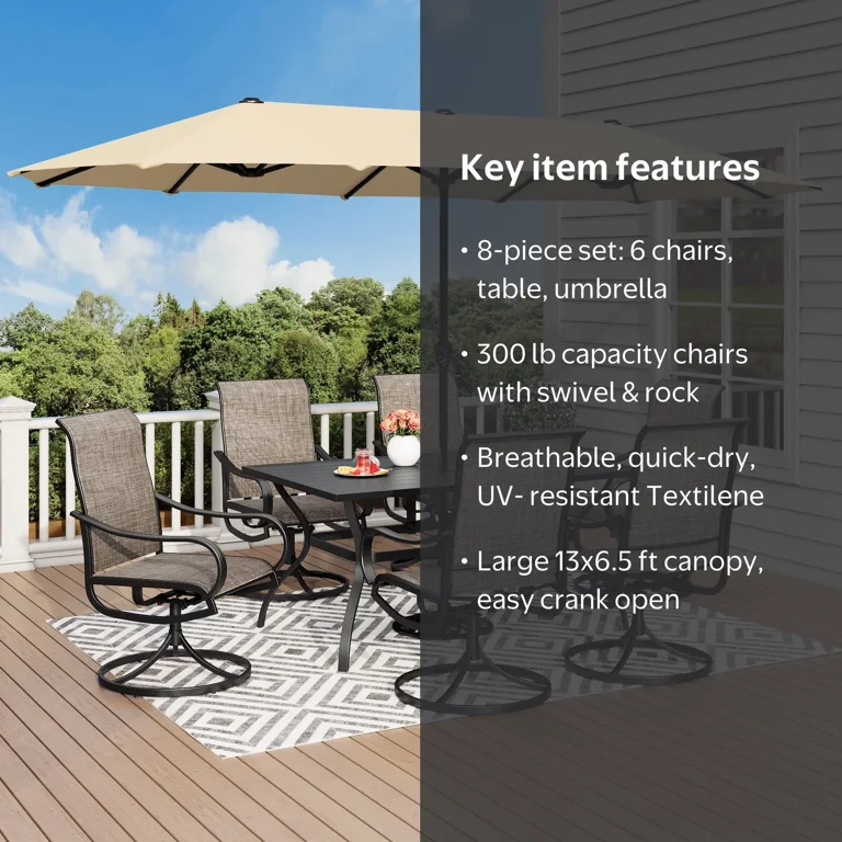 black and beige patio umbrella The Grande Round Each canopy offers tilt functionality for directional shade throughout the day perfect for commercial setups or upscale home use Ins French Country Beige Striped