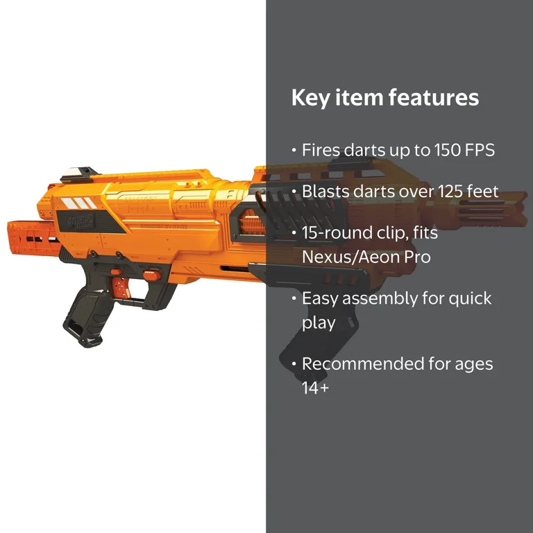 kungfu_orange Adventure Force Tactical Strike Conquest Pro Half-Length Dart