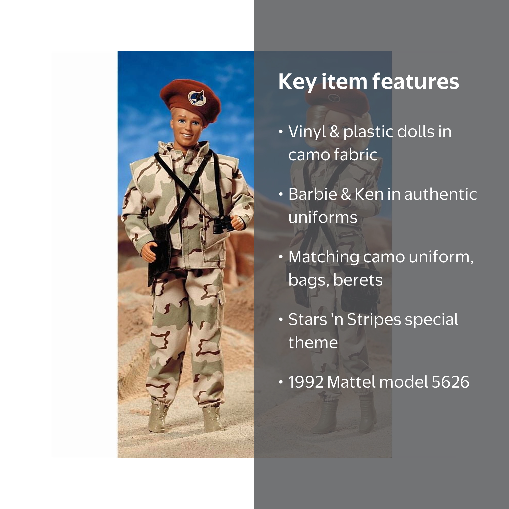 Star 'N Stripes ARMY Barbie & Ken Deluxe Set - Walmart.com