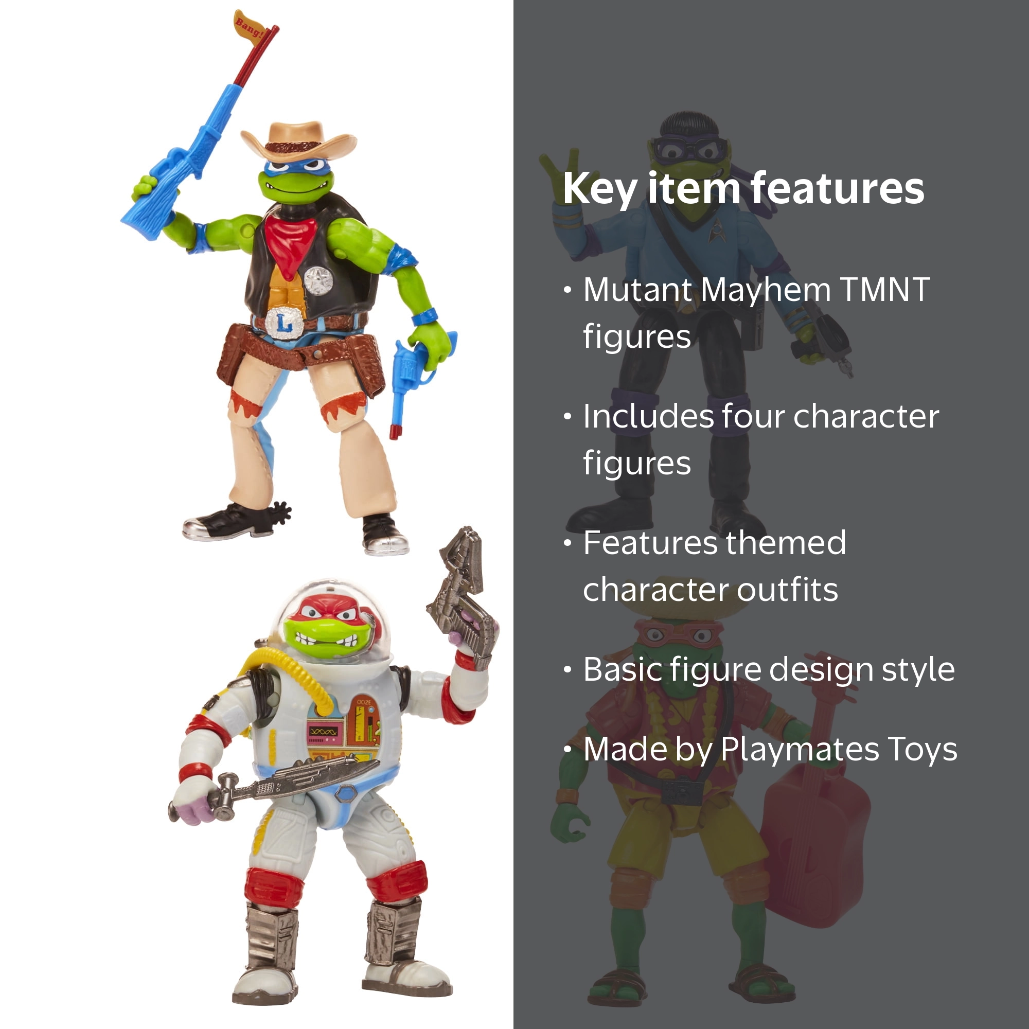 Playmates Toys TMNT: Half Shell Heroes Mutant Mayhem Costume