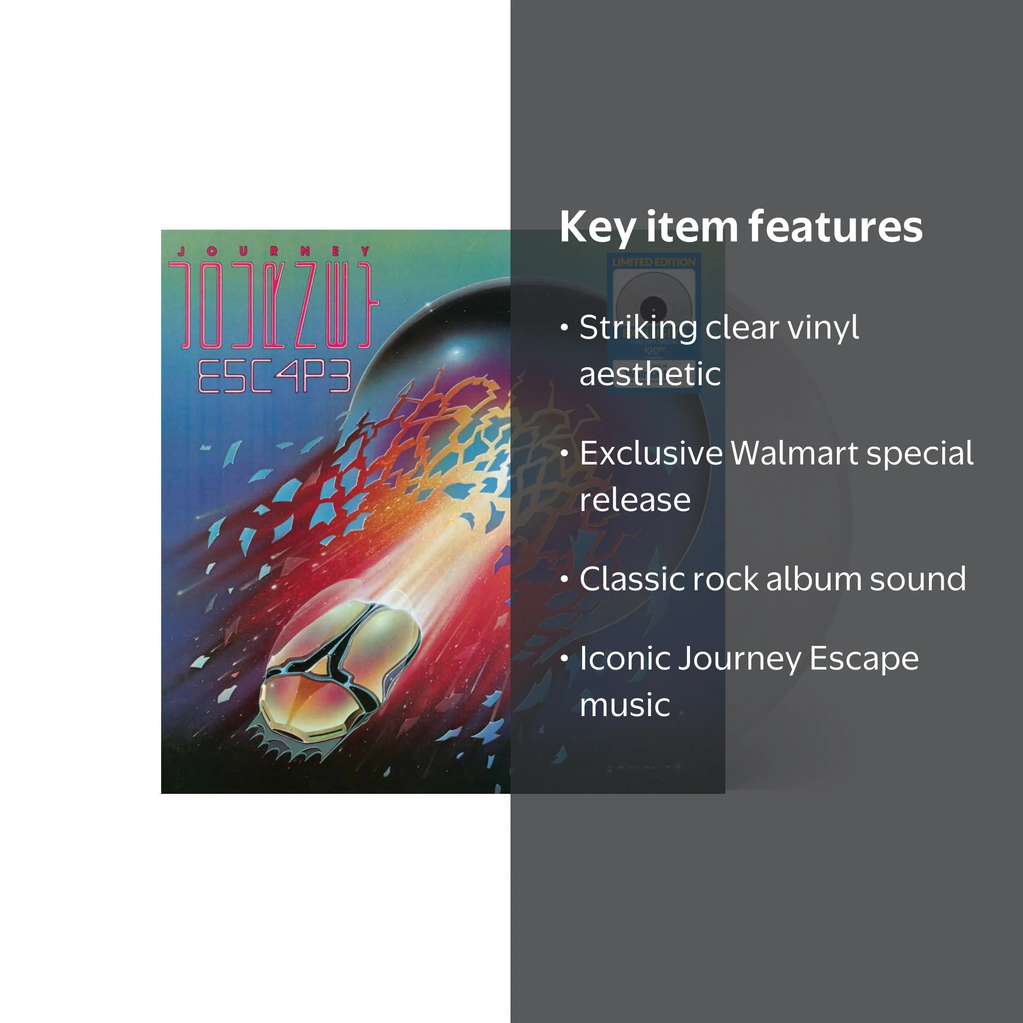 Journey - Escape (Walmart Exclusive) - Music & Performance - Vinyl