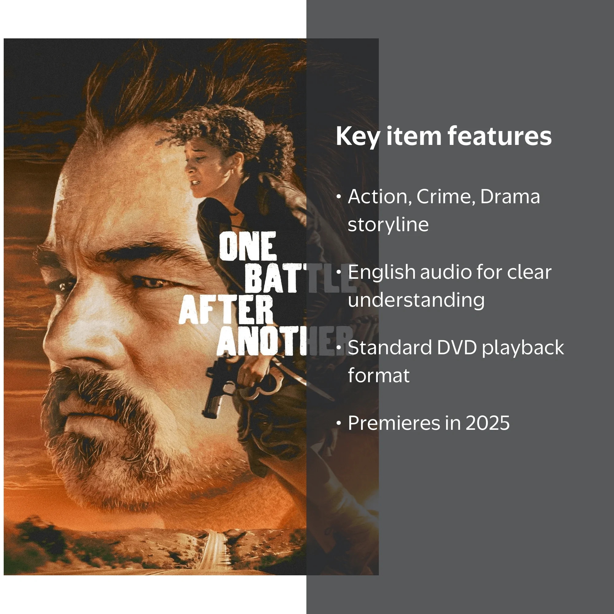 One Battle After Another (2025) Action, Crime, Drama Movie DVD