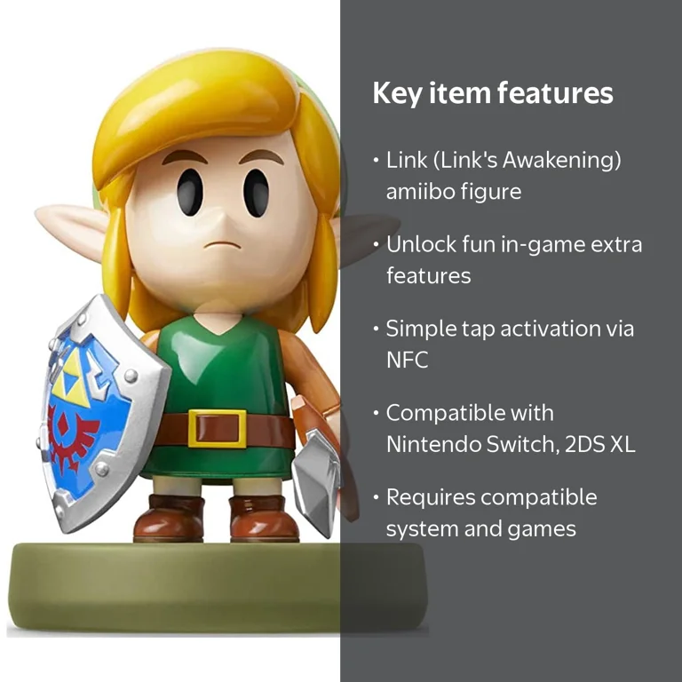 Link's Awakening amiibo for The Legend of Zelda, Compatible with