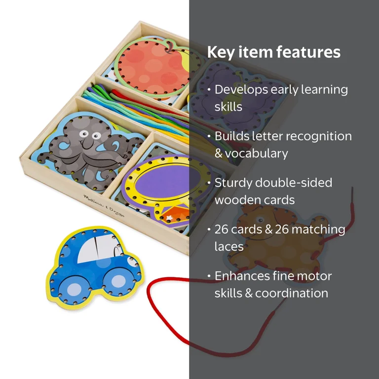 MELISSA & DOUG TARJETAS ABECEDARIO. - Walmart.com