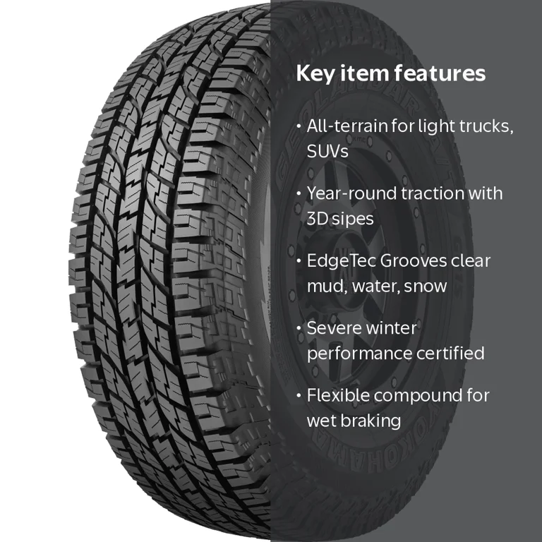 Yokohama Geolandar AT G015 All Terrain 205/70R15 96H Light Truck