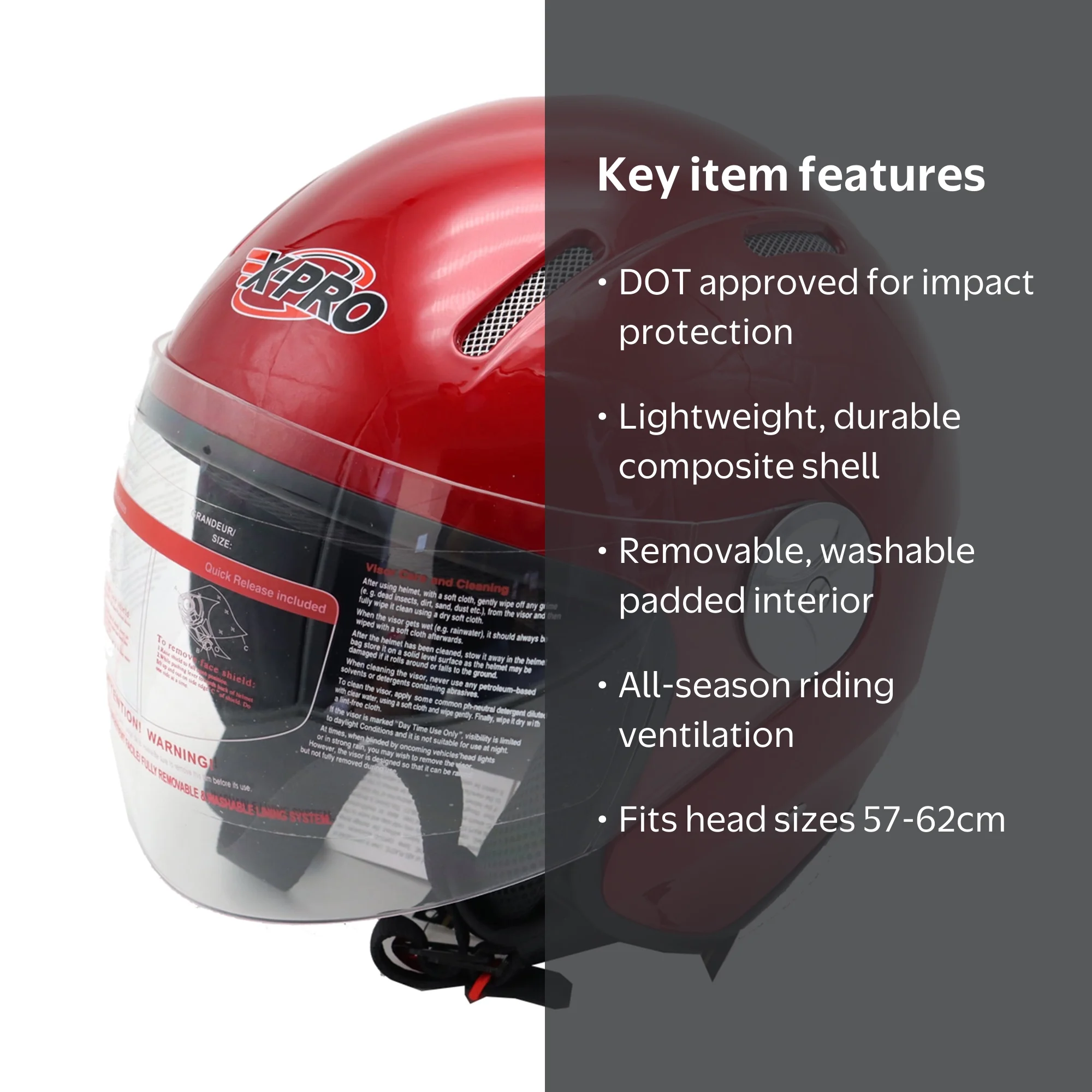 amazon.com pro predator motorcycle dot approved helmet red amazon.com TCT-MOTORPARTS Spider Kids Youth Motocross Helmets ATV Off-Road Dirt Bike Full Face Helmet+Gloves+Goggles Small : Automotive $10/mo - Finance Predator Motorcycle