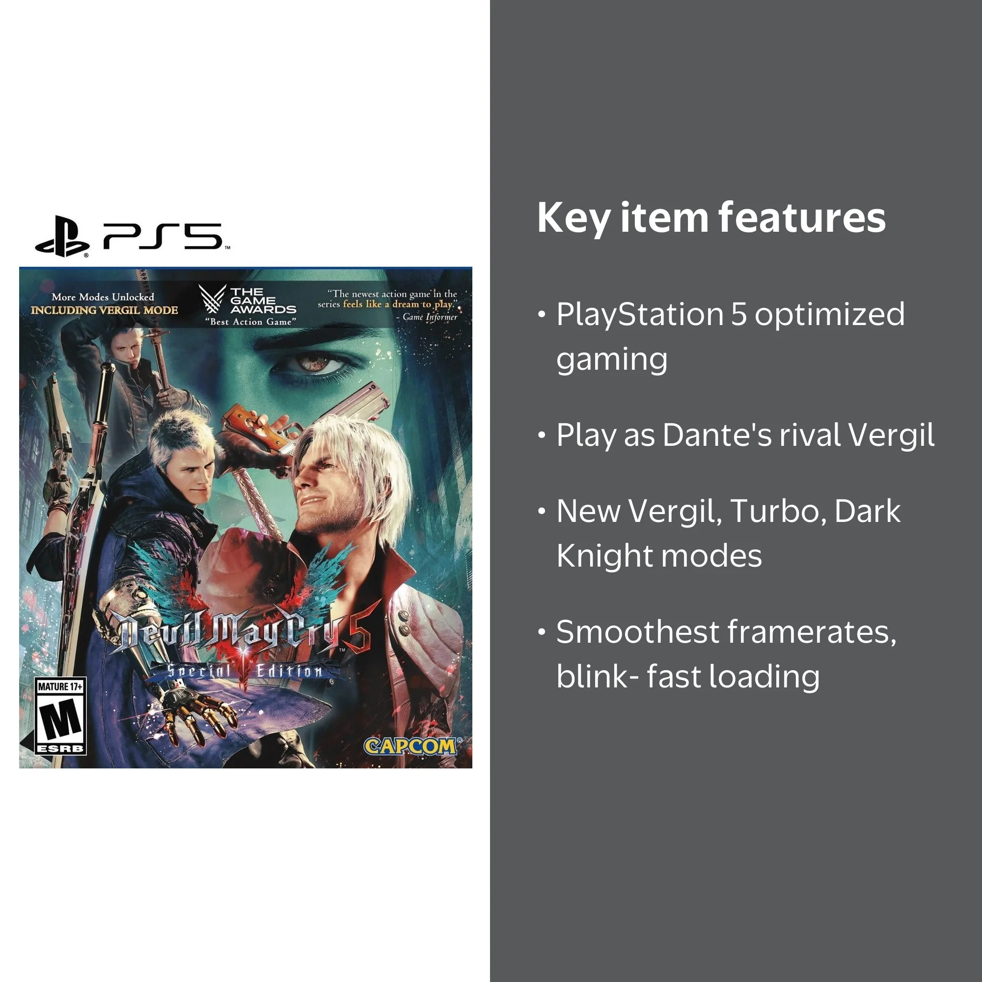 Capcom, Video Game, Devil May Cry 5 Special Edition, PlayStation 5