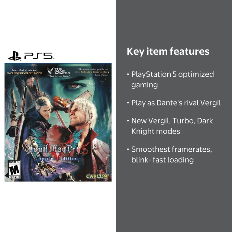 Capcom, Video Game, Devil May Cry 5 Special Edition, PlayStation 5