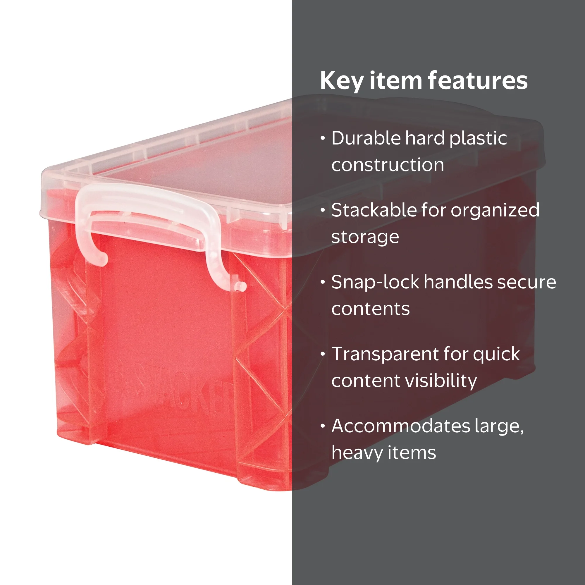 Super Stacker Storage Box, 3x5, Pink - Walmart.com