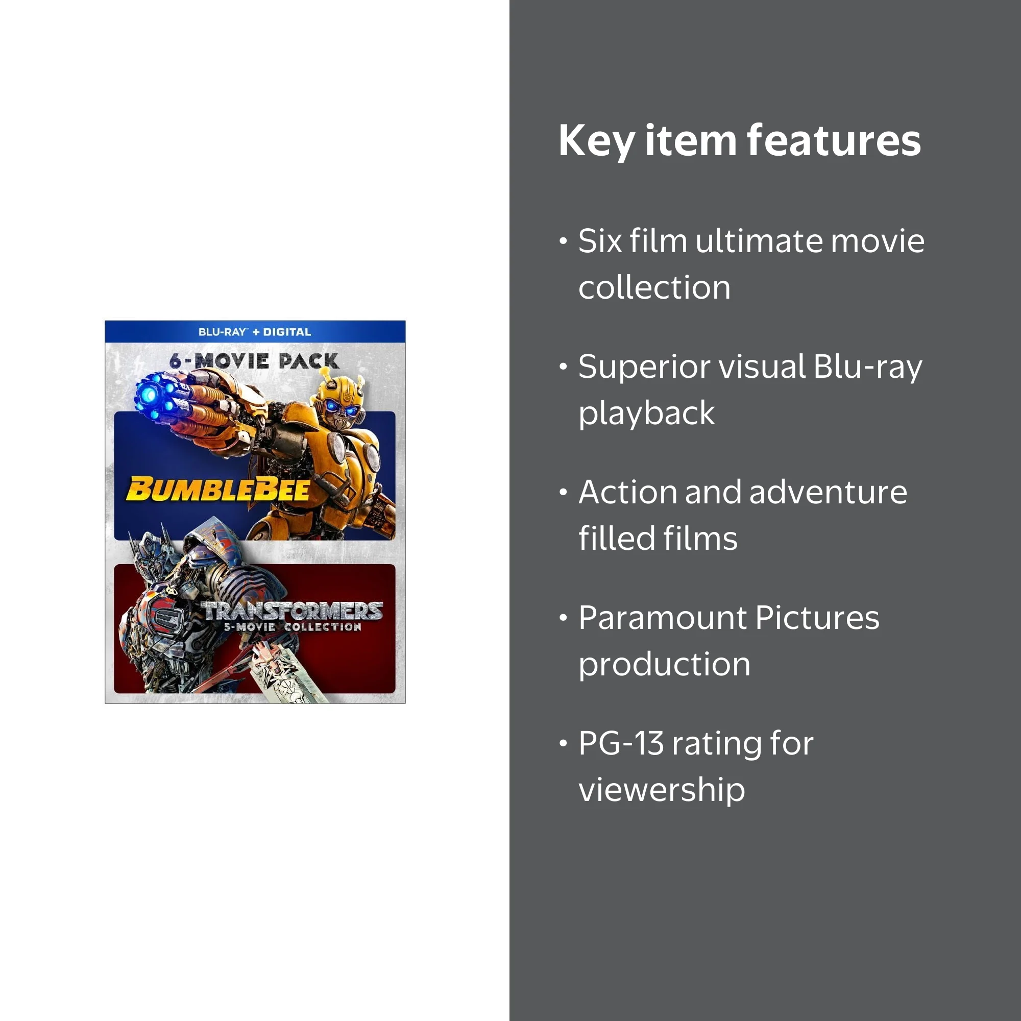 その他 Bumblebee and Transformers 6-Movie Pack [Blu-ray] Amazon.co.jp: Bumblebee and Transformers 6-Movie Pack [Blu-ray
