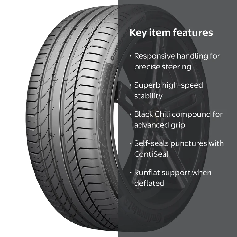 Continental ContiSportContact 5 Summer 255/35R19 96Y XL Passenger