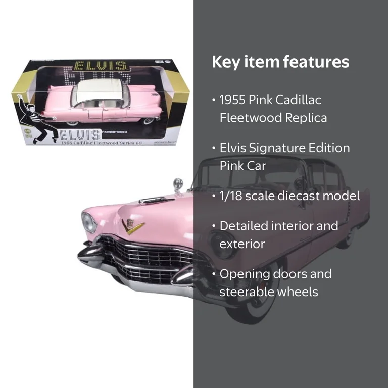 1955 Pink Cadillac Fleetwood Series 60 Special 