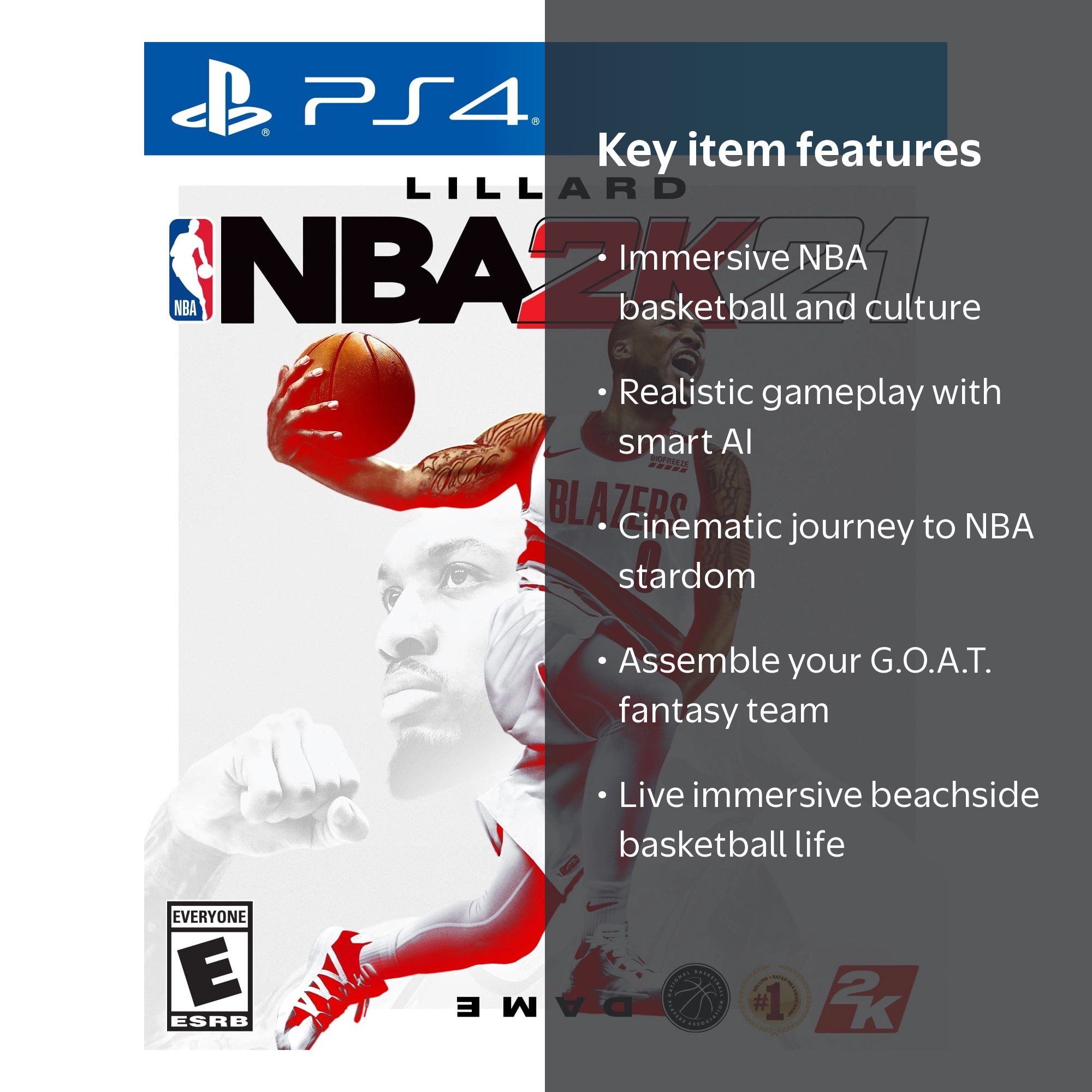 2K NBA 2K21 - Ultimate Basketball Experience for PlayStation 4
