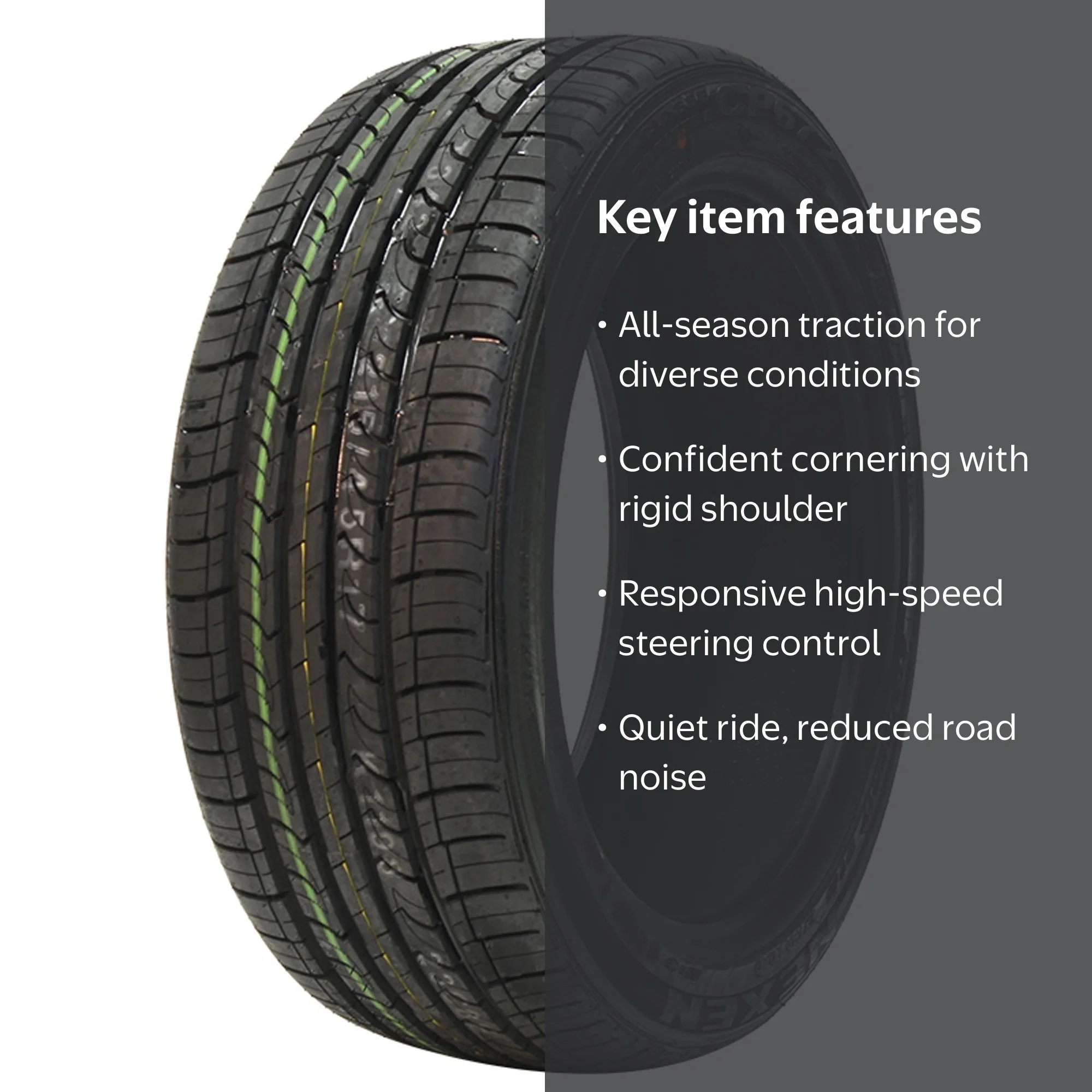 Nexen CP672 All Season 225/60R17 98H Passenger Tire - Walmart.com