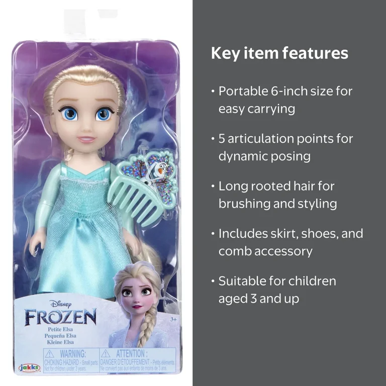 Disney's Frozen Classic Elsa Fashion Doll with Beautiful Outfit