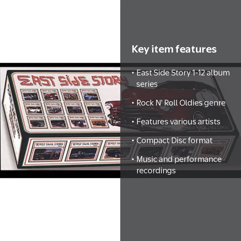 Various Artists - East Side Story 1-12 Music and Performance - CD