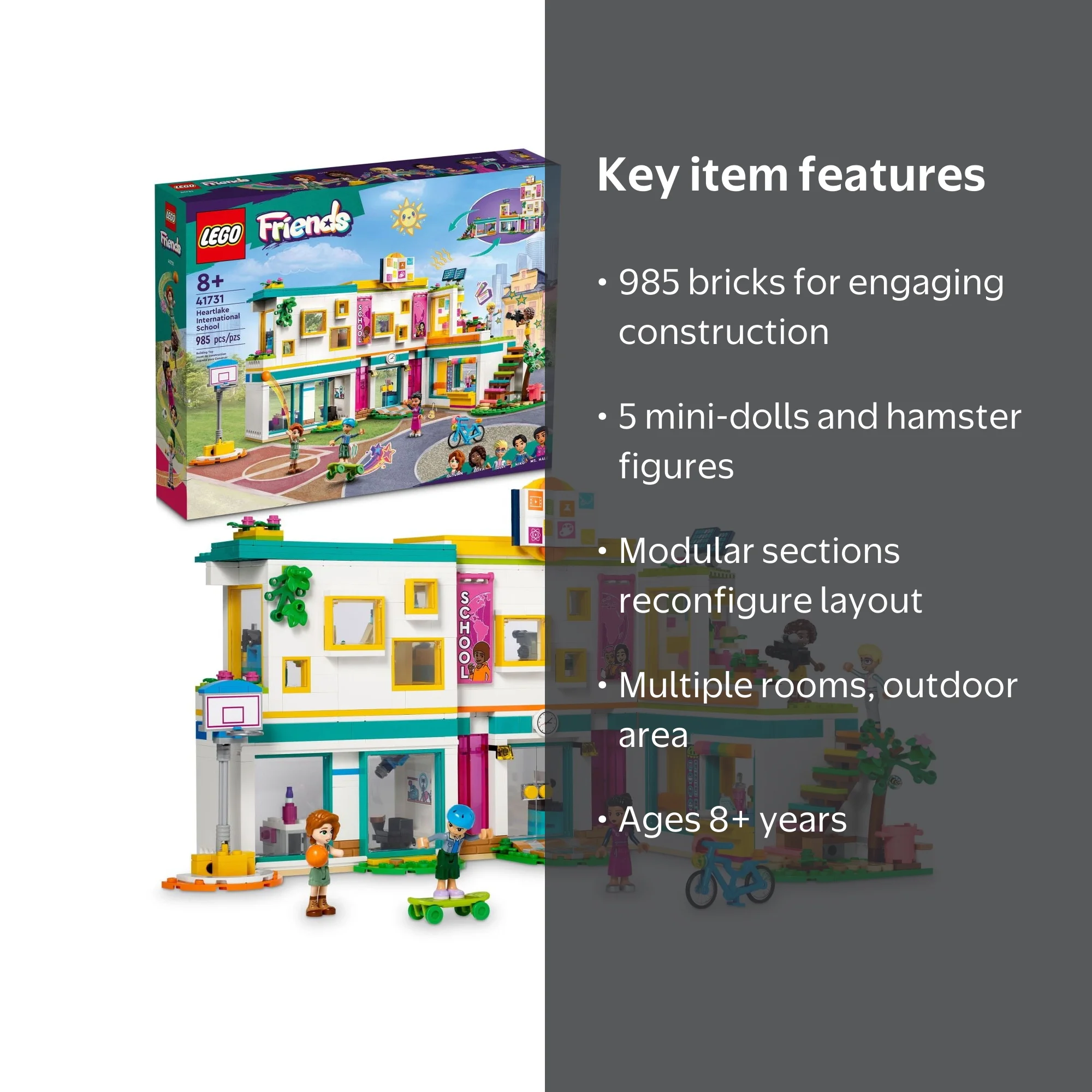 アート・デザイン・音楽 The Other Office 2 LEGO, Building Toy, 41731, Heartlake International School Playset