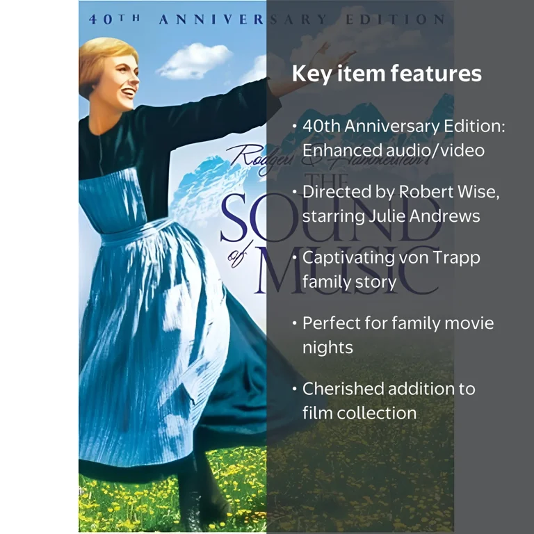 Walmart - The Sound of Music, Broadway Musical Movie - DVD