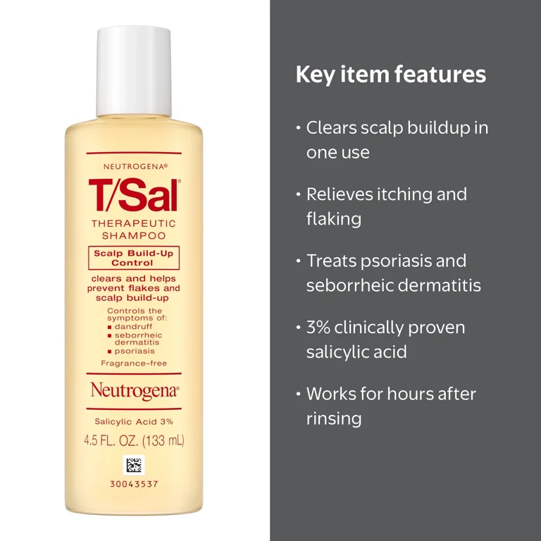 Neutrogena T/Sal Therapeutic Shampoo, Dandruff & Psoriasis Relief