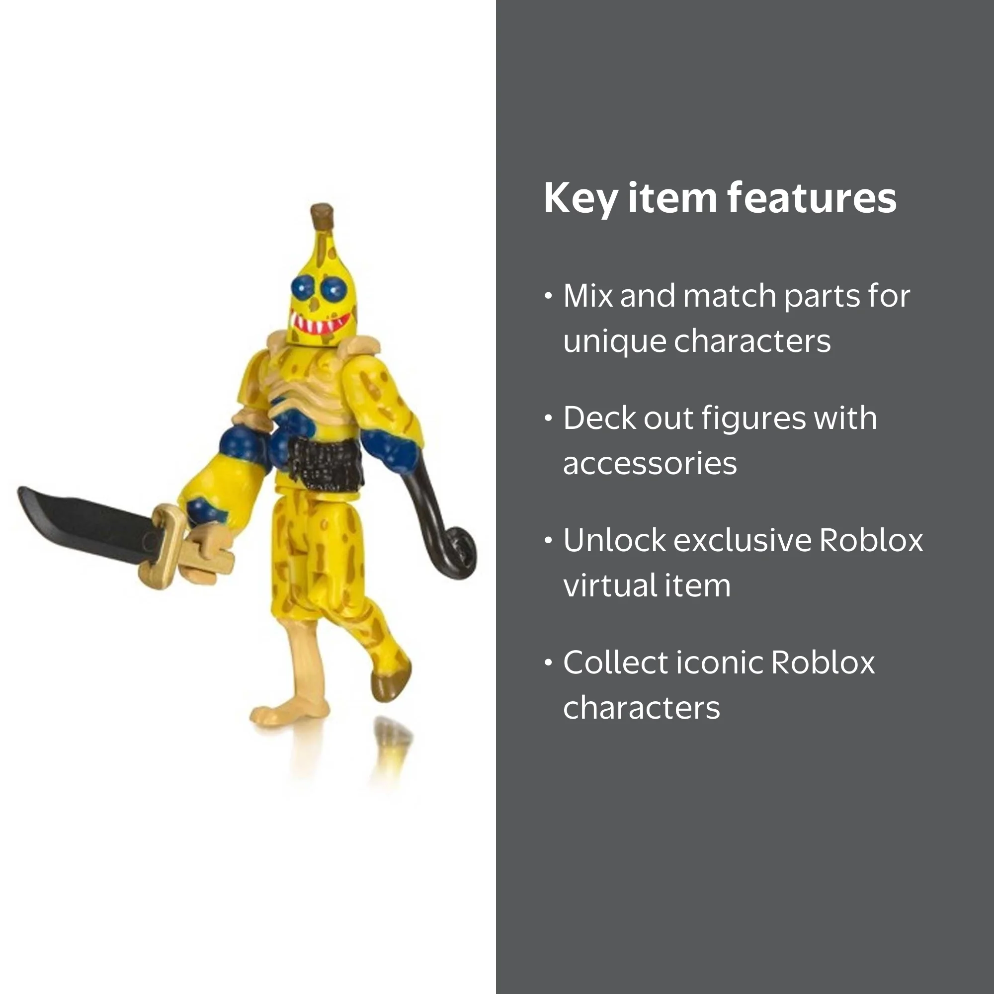 Roblox Child Darkenmoor Action Figure, Plastic Bad Banana