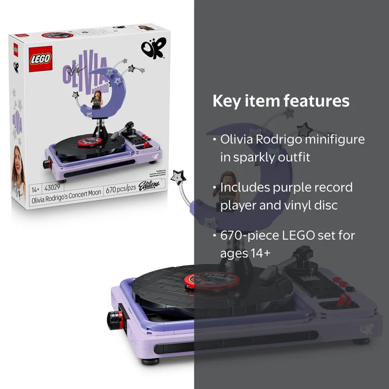 LEGO Editions Olivia Rodrigo's Concert Moon - Building Toy Girls