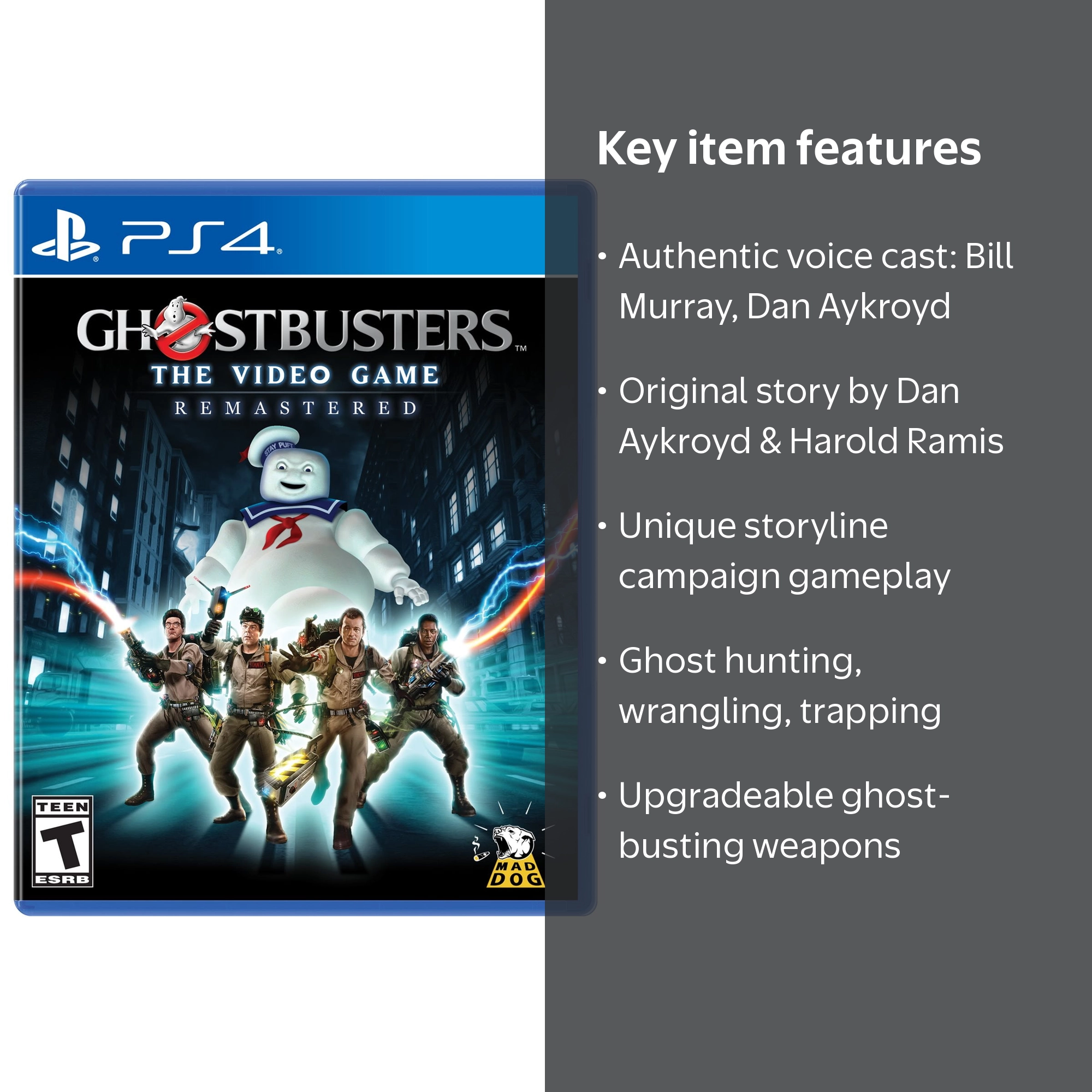 Free Shipping! Ghostbusters: The Video Game Remastered, Mad Dog