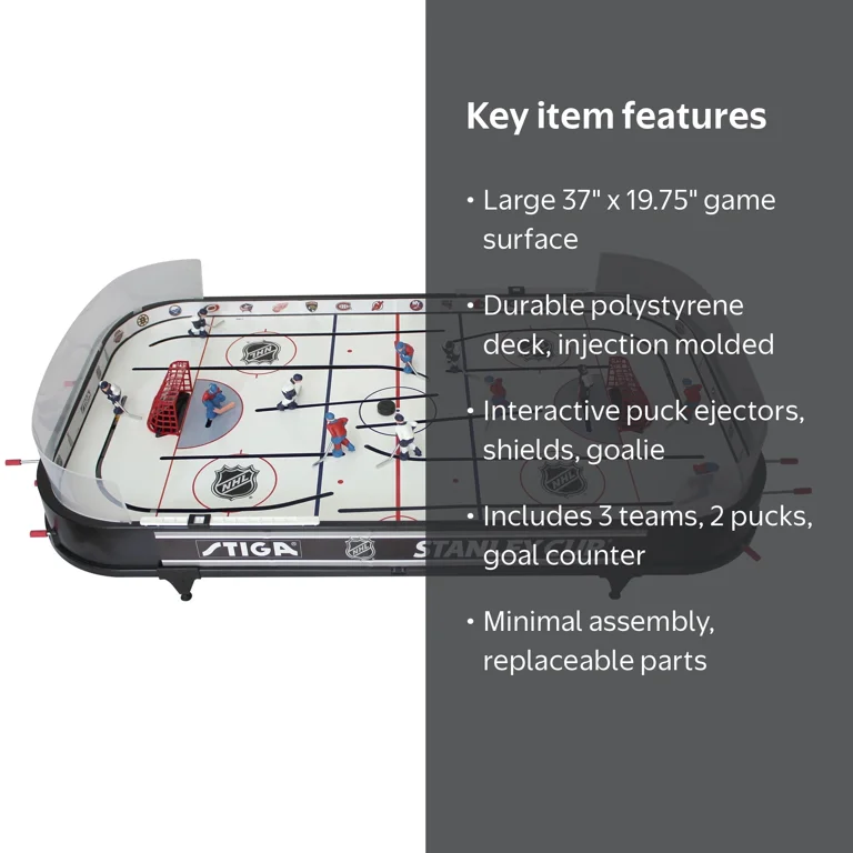 STIGA NHL Stanley Cup Table Hockey Game, 37 in., Official NHL
