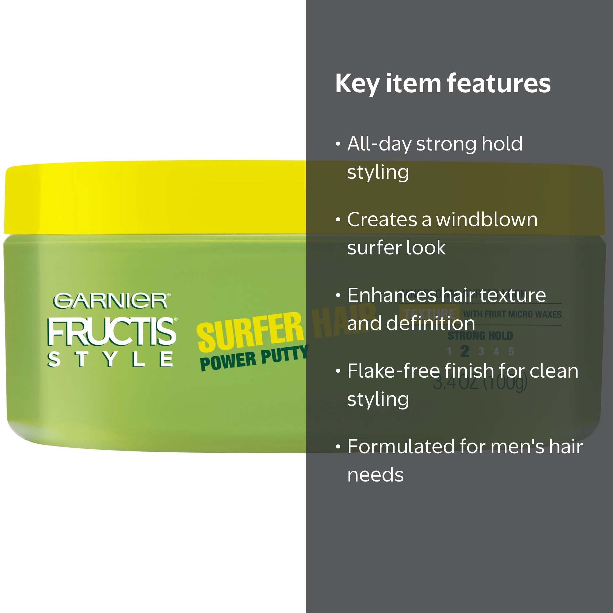 Garnier Fructis Style Surfer Hair Power Putty, 3.4 oz - Walmart.com