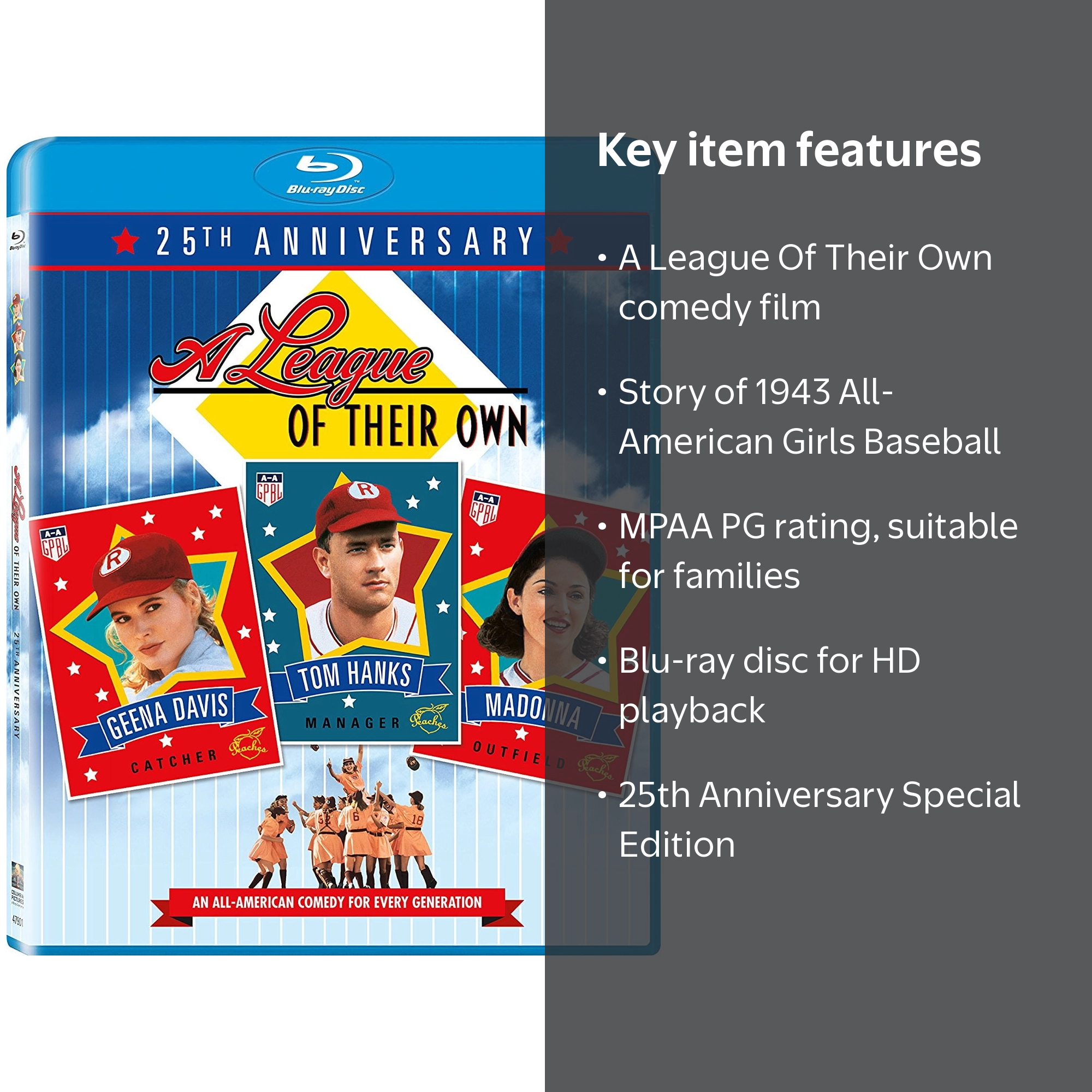 A League of Their Own - 25th Anniversary Edition Blu-ray, Comedy