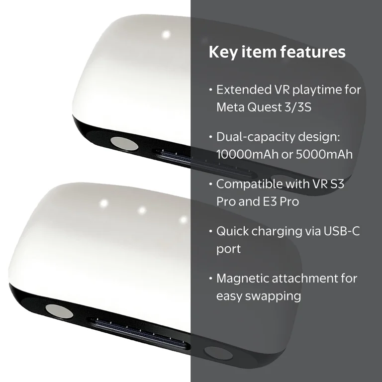 NATNO, Battery, 10000mAh, for BOBO VR S3 Pro and E3 Pro - Walmart.com