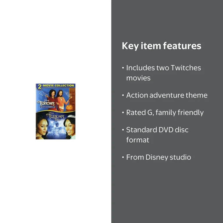 Twitches 2-Movie Collection (DVD), Disney, Action & Adventure