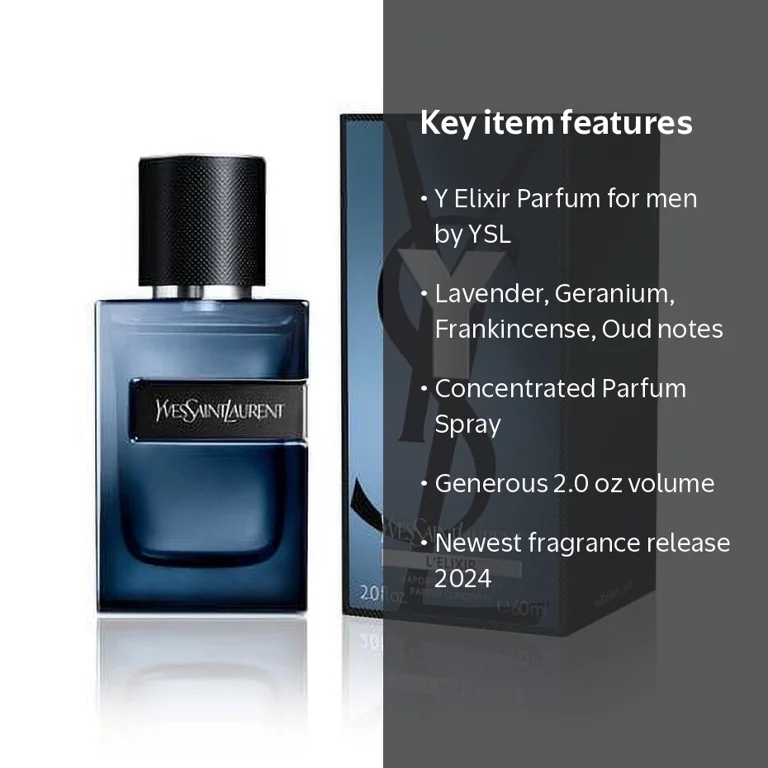 Yves Saint Laurent, Y Elixir Parfum, Men's, 2.0 oz - Walmart.com