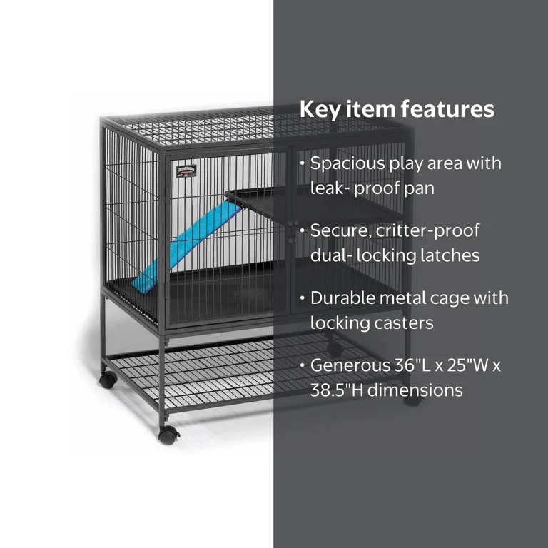 MidWest Homes Deluxe Ferret Nation Single Unit Cage - Indoor