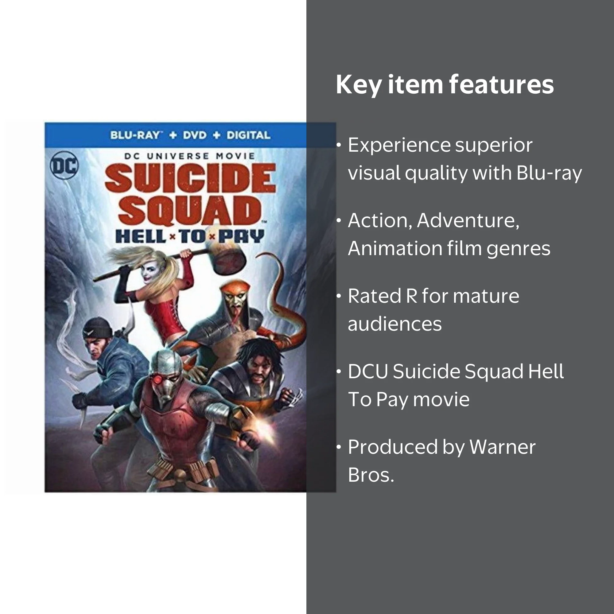 DCU: Suicide Squad: Hell To Pay (Blu-ray) [Blu-ray] - Walmart.com