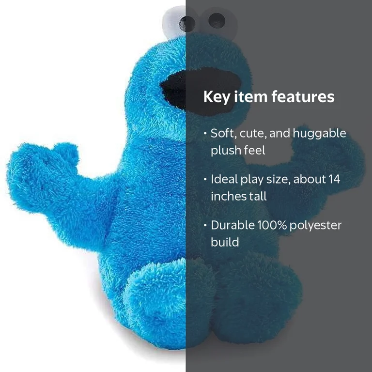 Spirit, Kohls Cares Sesame Street Cookie Monster Plush, 14 inch