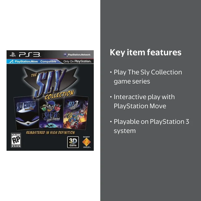 PlayStation, Sly Collection, Move Compatible, Video Game