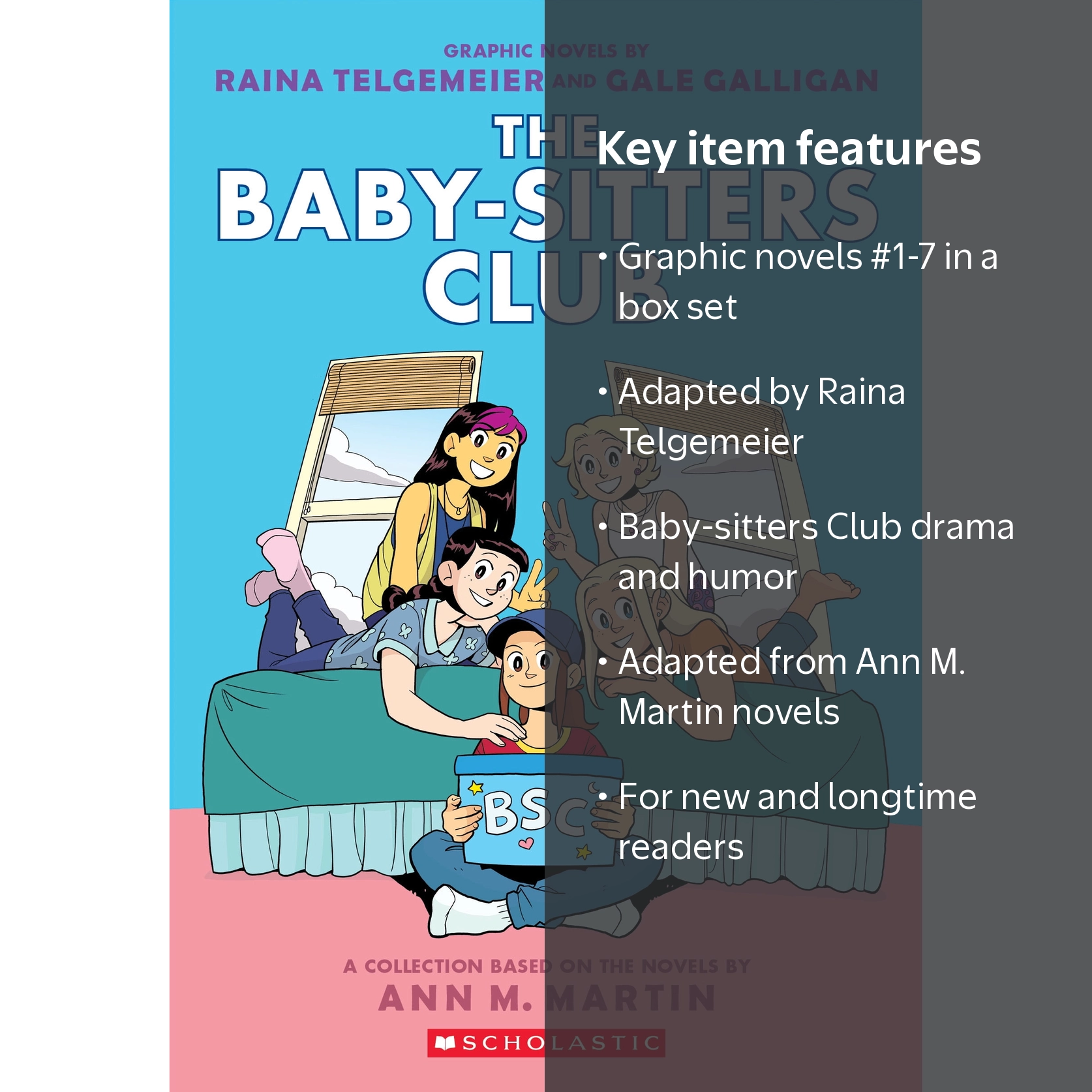 The Baby-Sitters Club #1-7 Graphic Novel Box Set (Hardcover